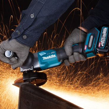 Meuleuse Makita Ø 125mm XGT 40 Volts MAX Lithium (Li-Ion) - 4 Ah - filetage M14 | GA013GM201