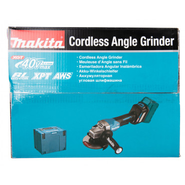 Meuleuse Makita Ø 125mm XGT 40 Volts MAX Lithium (Li-Ion) - 4 Ah - filetage M14 | GA029GM201