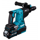 Image du produit : Perforateur burineur Makita SDS-Plus XGT 40 Volts MAX Lithium (Li-Ion) - XGT - 2,5 Ah - 28mm - force de frappe 2,9 joules - poids 2,58kg | HR004GD201