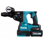 Image du produit : Perforateur burineur Makita SDS-Plus XGT 40 Volts MAX Lithium (Li-Ion) - XGT - 2,5 Ah - 28mm - force de frappe 2,9 joules - poids 2,58kg | HR004GD201