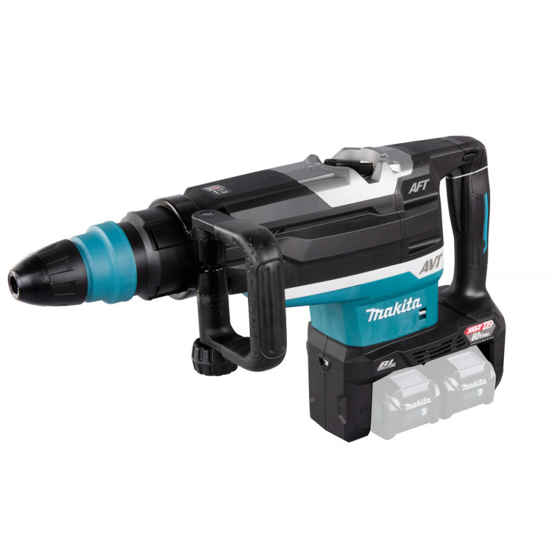 Perforateur burineur Makita SDS-Max XGT 80 V MAX - 52mm - (Produit seul) - force de frappe 21,4 joules | HR006GZ