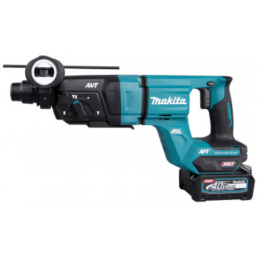 Perforateur burineur Makita SDS-Plus XGT 40 Volts MAX Lithium (Li-Ion) - 4 Ah - 3 J - force de frappe 3 joules - poids 3,1kg | HR007GM202