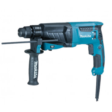 Perforateur burineur Makita SDS-Plus - 800 Watts - 26mm - coffret alu - kit d'accessoires - force de frappe 2,4 joules | HR2630TX4