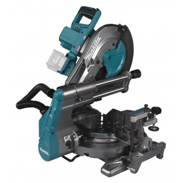 Scie à onglet radiale Makita XGT Ø 305mm - 40 Volts MAX - sans fil Lithium (Li-Ion) - Laser Makita - AWS - (Produit seul) - poids 31,1kg | LS003GZ01