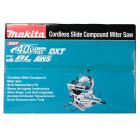 Image du produit : Scie à onglet radiale Makita XGT 40 Volts MAX - sans fil Lithium (Li-Ion) - Ø 260mm - (Produit seul) - poids 27,2kg | LS004GZ01