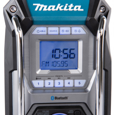 Radio de chantier Makita XGT Bluetooth - CXT - LXT - XGT - 12 à 40 Volts Lithium (Li-Ion) - (Produit seul) - IP 65 | MR002G