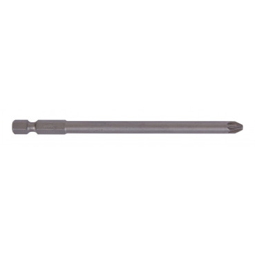 Embout de vissage long 110 à 141mm POZIDRIV - PZ2 Ø 6mm Hexa 1/4" - longueur totale 110mm - 10 pièce(s) Makita | P-13574