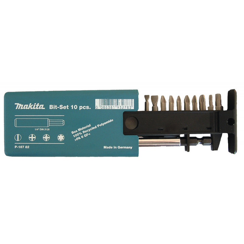 Coffret Makita 11 accessoires de vissage | P-16782