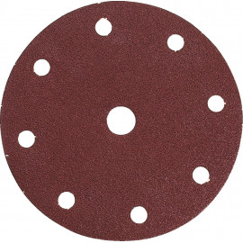 Disque abrasif Ø 150mm auto-agrippant 8 + 1 trous (bois/métal) - grain 60 - 10 pièce(s) Makita | P-31924