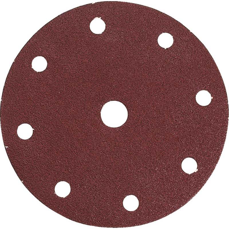 Disque abrasif Ø 150mm auto-agrippant 8 + 1 trous (bois/métal) - grain 100 - 10 pièce(s) Makita | P-31946