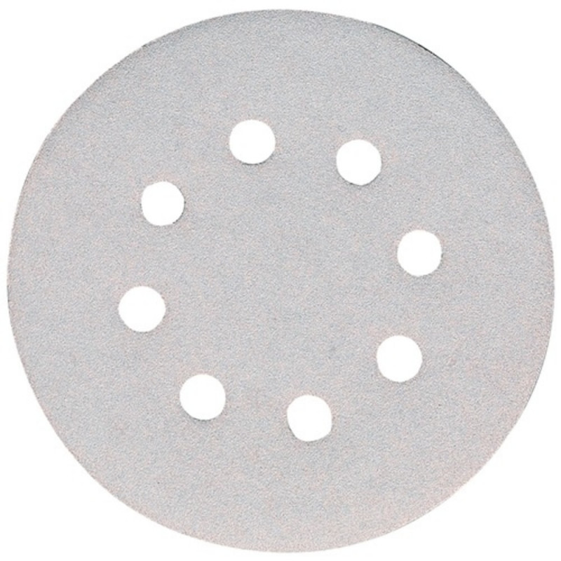 Disque abrasif Ø 125mm auto-agrippant 8 trous (multimatériaux) - grain 80 - 10 pièce(s) Makita | P-33364