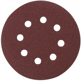 Disque abrasif Ø 125mm auto-agrippant 8 trous (bois/métal) - grain 60 - 10 pièce(s) Makita | P-43549