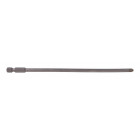 Image du produit : Embout de vissage long 117 à 177mm POZIDRIV - PZ2 Ø 5mm Hexa 1/4" - longueur totale 177mm - 3 pièce(s) Makita | P-67789