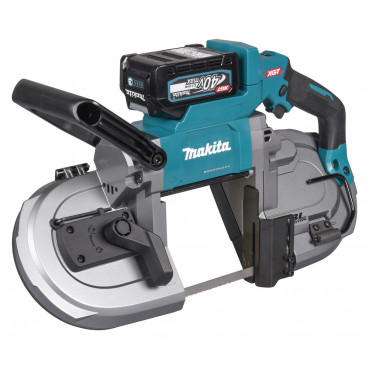 Scie à ruban Makita 127mm XGT 40 Volts MAX - sans fil Lithium (Li-Ion) - 4 Ah - poids 5,88kg | PB002GM201