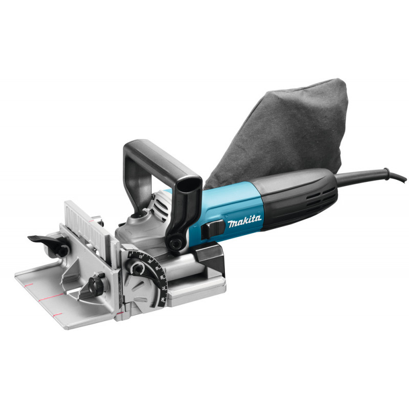 Lamelleuse Makita - 701 Watts - diamètre 100mm - capacité de plongée 0 - 20mm - alésage 22mm - coupe-saignée 4mm | PJ7000J