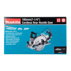 Image du produit : Scie circulaire Makita XGT Ø 185mm - 40 Volts MAX Lithium (Li-Ion) - (Produit seul) - poids 4,3kg - alésage 30mm | RS001GZ