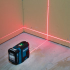 Image du produit : Laser en croix Makita sans fil CXT 10,8 et 12 Volts avec laser rouge - lignes verticales et horizontales, idéale plaquiste pour la pose de cloisons et plafonds placo | SK105DZ