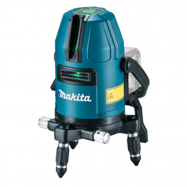 Laser Makita croix 1 ligne verticale CXT - 12 Volts MAX Lithium (Li-Ion) - 10m - filetage 5/8" - IP54 - Classe laser 2 515nm - | SK10GDZ