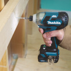 Image du produit : Visseuse à chocs Makita 12 Volts CXT Lithium (Li-Ion) 4 Ah - 135 Nm - carré 1/4" | TD111DSMJ