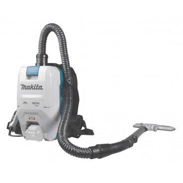 Aspirateur Makita dorsal XGT 40 Volts MAX Lithium (Li-Ion) - (Produit seul) - capacité sac poussière 1,5 - 2 litres - poids 4,1kg | VC008GZ