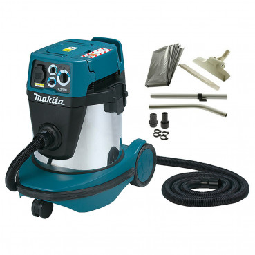 Aspirateur Makita 22 litres 1 050 Watts - 220 mbar - kit d'accessoires - 1050 Watts - capacité réservoir poussière 22 litres | VC2211MX1