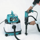 Image du produit : Aspirateur Makita 25 litres 1 050 Watts - 220 mbar - 1050 Watts - capacité réservoir poussière 25 litres | VC2510LX1