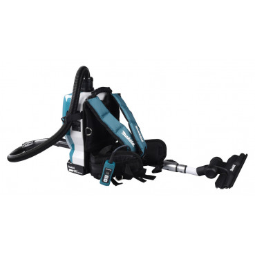 Aspirateur Makita dorsal LXT 36 Volts 2 x 18 Volts - sans fil Lithium (Li-Ion) - 110 mbar - (Produit seul) - capacité sac poussière 2 litres | DVC261ZX14