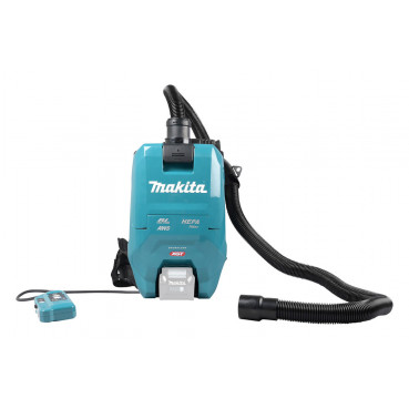 Aspirateur Makita à dos XGT 40 Volts MAX - sans fil Lithium (Li-Ion) - AWS - (Produit seul) - capacité sac poussière 2 litres | VC009GZ01