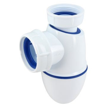 Siphon de lavabo Bi-matière Easyphon avec joints intégrés diamètre Ø 32mm x 40mm Nicoll | 0201283