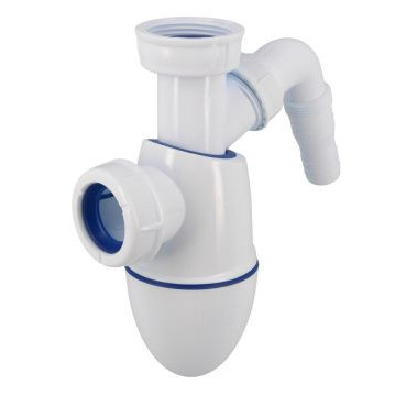 Siphon de lavabo Bi-matière Easyphon avec joints intégrés diamètre Ø 32mm x 32mm Nicoll | 0291302