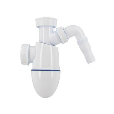 Siphon de lavabo Bi-matière Easyphon avec joints intégrés diamètre Ø 32mm x 32mm Nicoll | 0291302