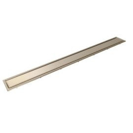 Grille et cadre de caniveaux de douche 70 mm inox caro - largeur 70mm - longueur 945mm Nicoll | 0411679