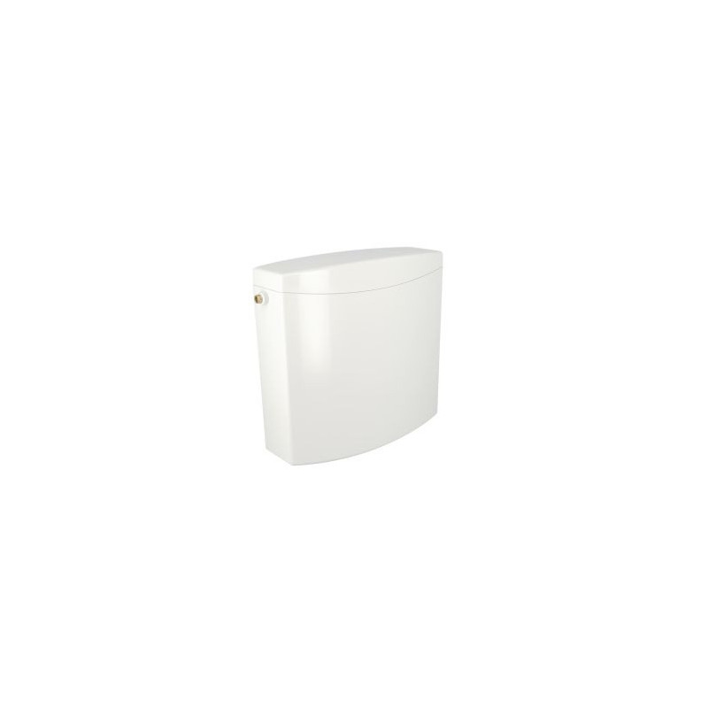 9300 - Reservoir semi bas 2 volumes blanc - largeur 137mm - longueur 420mm Nicoll | 0704010