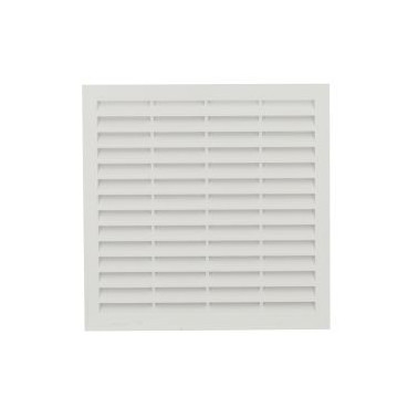 Grille de ventilation pour carrelage avec moustiquaire - hauteur 150mm - longueur 150mm couleur Blanc Nicoll | 116