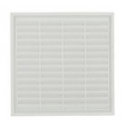 Image du produit : Grille de ventilation pour carrelage avec moustiquaire - hauteur 150mm - longueur 150mm couleur Blanc Nicoll | 116