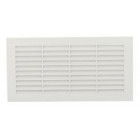 Image du produit : Grille de ventilation pour carrelage avec moustiquaire - hauteur 118mm - longueur 228mm couleur Blanc Nicoll | 1218