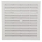 Image du produit : Grille de ventilation à visser ou à coller classique carrée - hauteur 179mm - largeur 179mm couleur Blanc Nicoll | 1B164