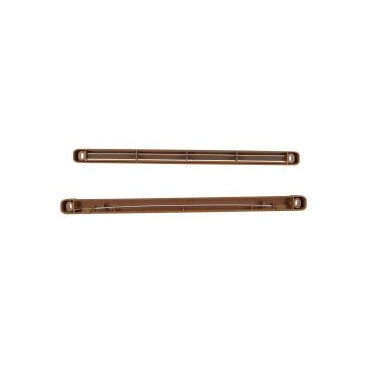 Kit universel entrée d'air autoréglable pour menuiseries couleur Marron bois clair Nicoll | 1EAHFC