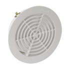 Image du produit : Grille de ventilation intérieure avec moustiquaire diamètre Ø 161mm x 127mm x 140mm couleur Blanc Nicoll | 1GATM140