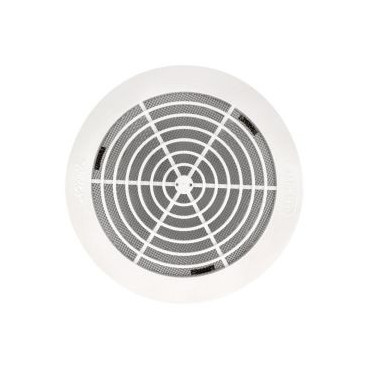 Grille de ventilation intérieure avec moustiquaire diamètre Ø 180mm x 146mm x 160mm couleur Blanc Nicoll | 1GATM160