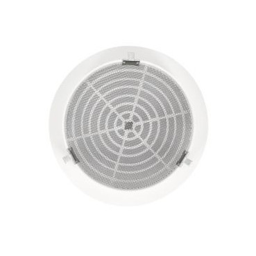 Grille de ventilation intérieure avec moustiquaire diamètre Ø 180mm x 146mm x 160mm couleur Blanc Nicoll | 1GATM160