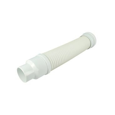 Pipe souple pour WC diamètre Ø 80mm x 85mm x 107mm - longueur 615mm Nicoll | 1REFLEX8