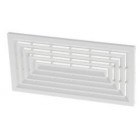 Image du produit : Grille de ventilation pour carrelage avec moustiquaire - hauteur 100mm - longueur 200mm couleur Blanc Nicoll | 2011