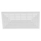 Image du produit : Grille de ventilation pour carrelage avec moustiquaire - hauteur 100mm - longueur 200mm couleur Blanc Nicoll | 2011