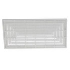 Image du produit : Grille de ventilation pour carrelage avec moustiquaire - hauteur 100mm - longueur 200mm couleur Blanc Nicoll | 2011