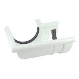 Angle extérieur à joint de gouttière - LG25 couleur Blanc Nicoll | AE25B