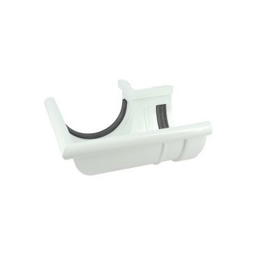 Angle extérieur à joint de gouttière - LG25 couleur Blanc Nicoll | AE25B