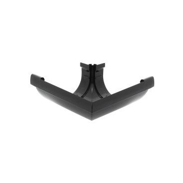 Angle extérieur de gouttière à coller - LG29 couleur Gris anthracite Nicoll | AEC29A