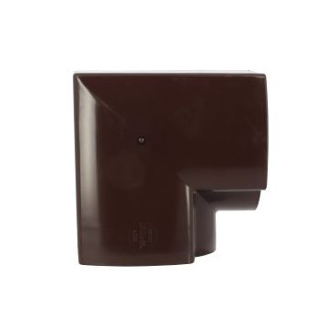 Angle intérieur de gouttière à coller - LG28 couleur Marron Nicoll | AIC28M