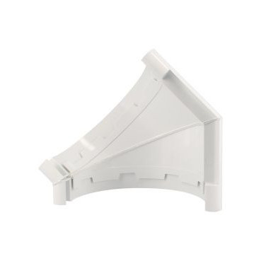 Angle de gouttière à coller - LG33 couleur Blanc Nicoll | ANC533B